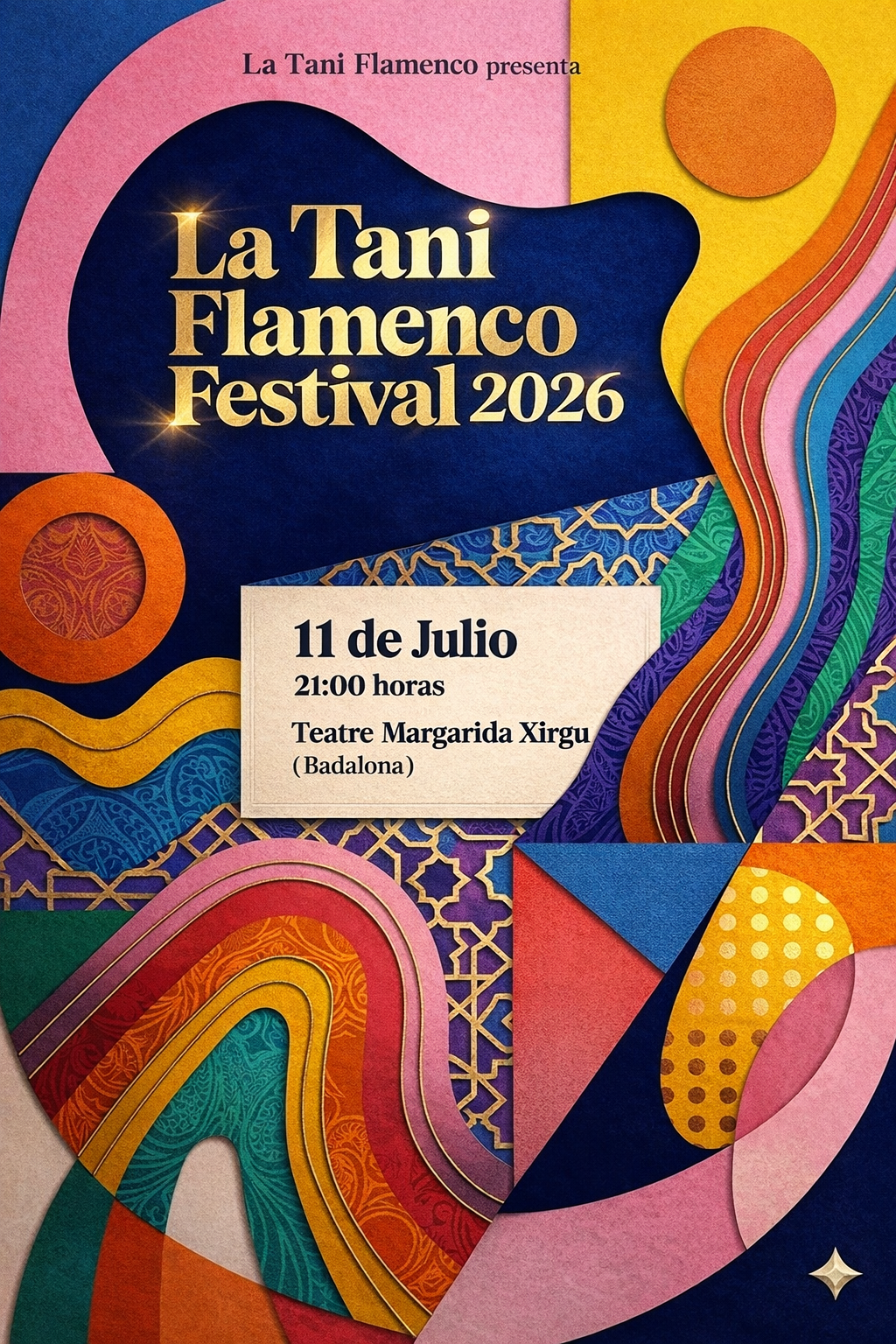 Cartel La Tani Flamenco Festival 2026
